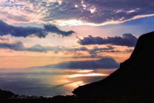 Costa di Maratea in controluce - Settembre 2016