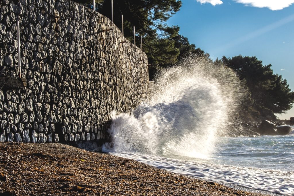 Onde sulla Spiaggia di Fiumicello