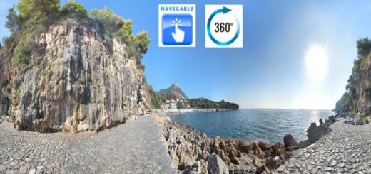 panoramica spiaggia fiumicello di maratea