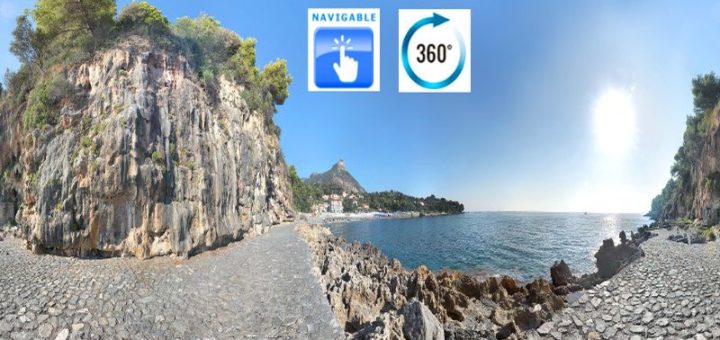 panoramica spiaggia fiumicello di maratea