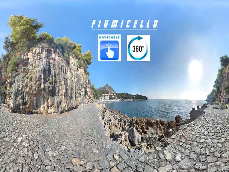 panoramica spiaggia fiumicello di maratea