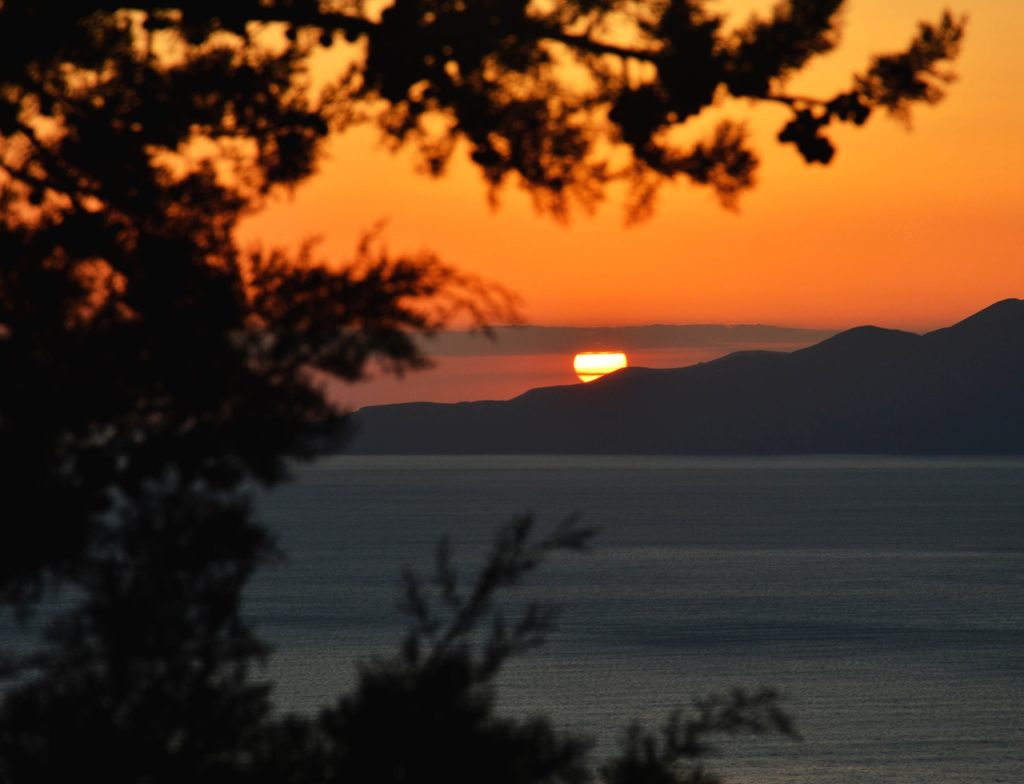 tramonto sulla costa di maratea 2