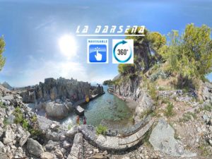 fotografia navigabile la darsena di maratea a 360 gradi